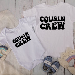 Cousin Crew | White Matching Family Baby T-shirt