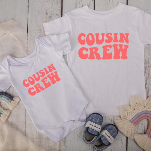 Cousin Crew | White Matching Family Kids Unisex T-Shirt