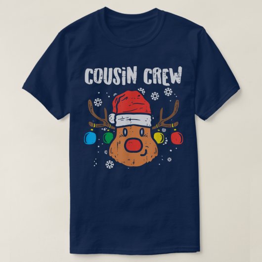 Cousin Crew Xmas PJs Matching Christmas Pajamas Fo T-Shirt (Design vorne)