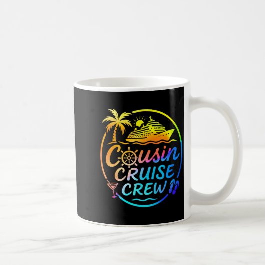 Cousin Cruise Crew Trocal Summer Vacation Matching Kaffeetasse (Rechts)