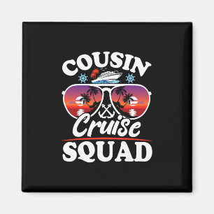 Cousin Cruise Squad 2025 Kreuzfahrtschiff Party Gr Magnet