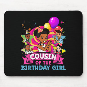 Cousin Das Geburtstagsmädchen Party Rosa Puppe Fam Mousepad