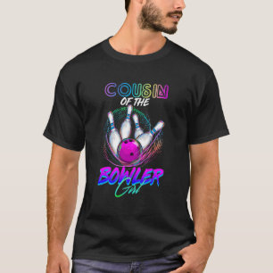 Cousin der Bowler Girl Matching Family Bowling T-Shirt