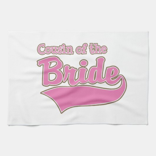 Cousin der Braut Handtuch (Horizontal)