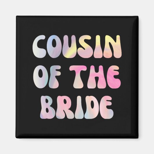Cousin der Braut Magnet (Vorne)