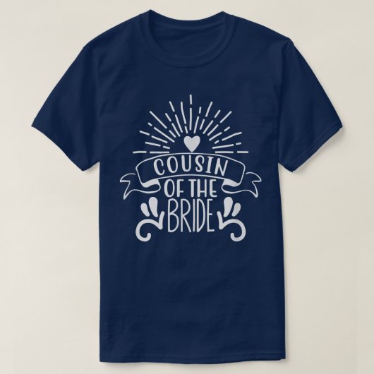 Cousin der Bride T-Shirt Idea Junggeselinnen-Absch (Design vorne)