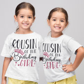 Cousin der Geburtsmädchenfamilie Custom Matching T-Shirt