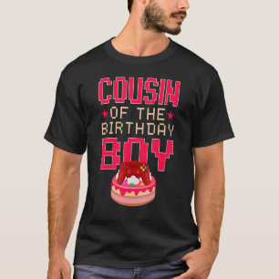 Cousin der Geburtstagsfamilie Boy Gamepad T-Shirt