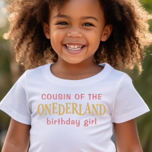 Cousin der Geburtstagsmädchen-Alice im Wunderland T-Shirt