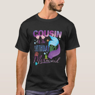 Cousin der Geburtstagsmagd-Girl Matching Birth T-Shirt
