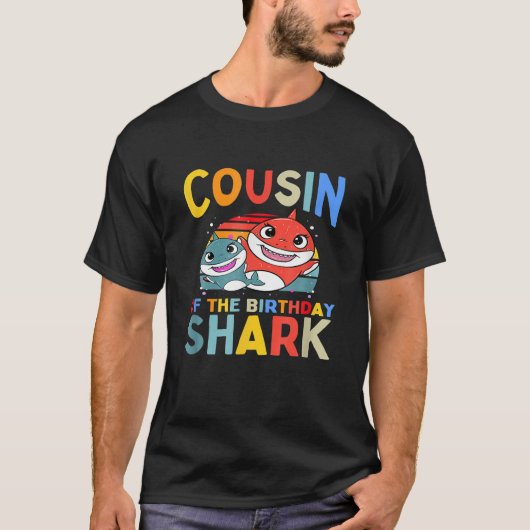 Cousin der Hai-Nachrüstfamilie T-Shirt (Vorderseite)