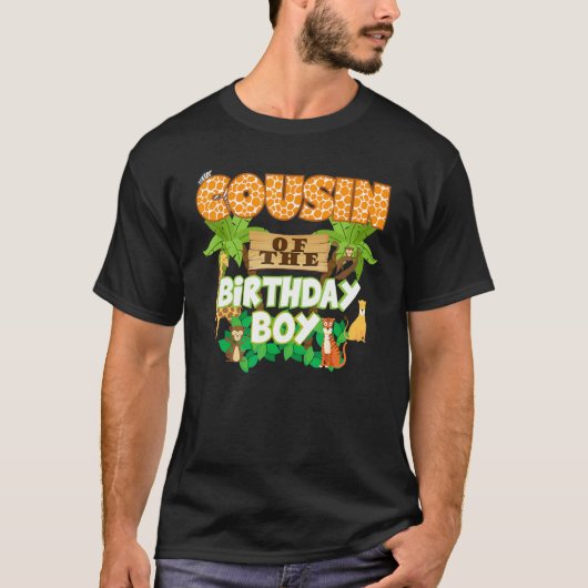 Cousin der Jungtiere Safari Z T-Shirt (Vorderseite)