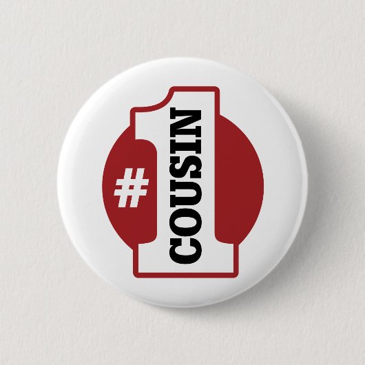 Cousin der Nr.-1 Button (Vorderseite)