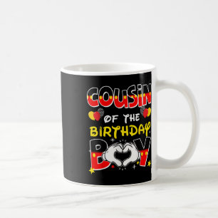 Cousin der Party-Dekoration der Geburtstagsjunge Kaffeetasse