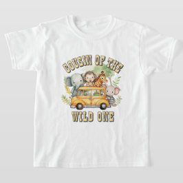 Cousin der Safaritiere der Wilden One Jungs T-Shirt