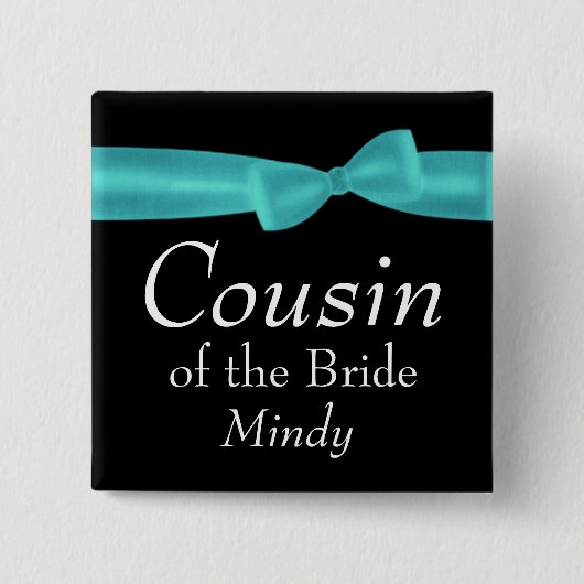 COUSIN des BRAUT Button (Vorderseite)