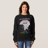 Cousin des Geburtstagsfürstentums Sweatshirt (Vorne ganz)