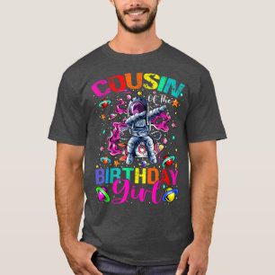 Cousin des Geburtstagsjungen Astronauten Weltraum T-Shirt