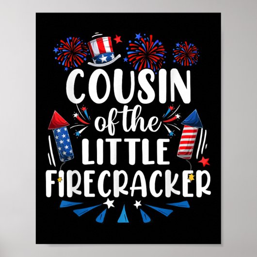 Cousin des kleinen Firecracker am 4. Juli Poster (Vorne)