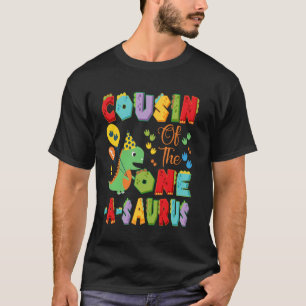Cousin des One-A-Saurus 1. Geburtstagsjungen Dinos T-Shirt