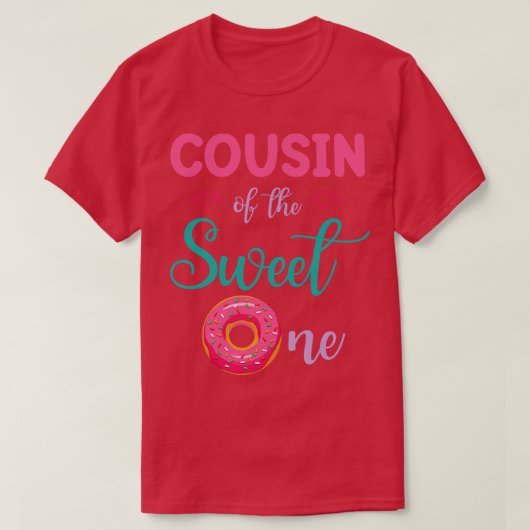 Cousin des süßen Donut Kuchen glücklich mich Broth T-Shirt (Design vorne)