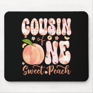 Cousin des süßen Pfirsich-Mädchens zur 1. Geburtst Mousepad