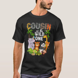 Cousin des wilden Safari-Dschungelzoo T-Shirt