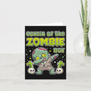 Cousin des Zombie Boy Zombie Lover 9. Geburtstag Karte