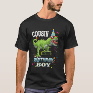 Cousin Dinosaur Funny Niedliche Geburtstag Boy Fam T-Shirt