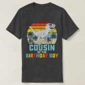 Cousin Dinosaurier Boy of the Birthday Boy Matchin T-Shirt (Design vorne)
