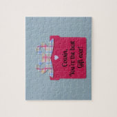 Cousin, Du bist das beste Geschenk aller Zeiten! Puzzle (Vertikal)