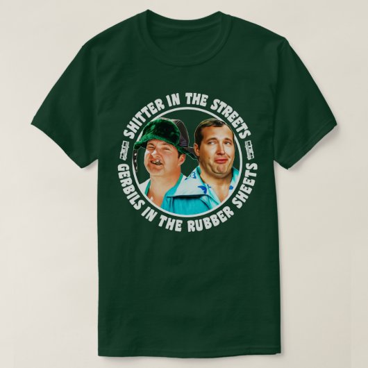 Cousin Eddie in den Straßen und Blättern T-Shirt (Design vorne)