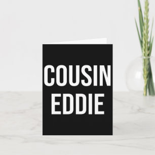 Cousin Eddie Uni Erwachsene Black Xs Regular S Kur Karte