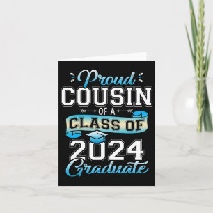 Cousin einer Cl von 2024 Graduate Funny Senior 202 Karte