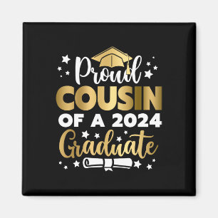 Cousin eines Absolventen Cousins 2024 Senior Magnet