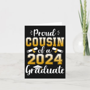 Cousin eines Cl von 2024 Hochschulabsolventen Seni Karte