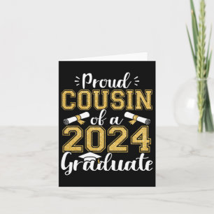 Cousin eines Cl von 2024 Hochschulabsolventen Seni Karte