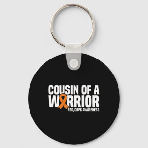 Cousin eines Kriegers Orange Ribbon Rsdcrps Awaren Schlüsselanhänger