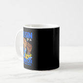 Cousin eines Warrior Hydrocephalus Kaffeetasse (Vorderseite Links)