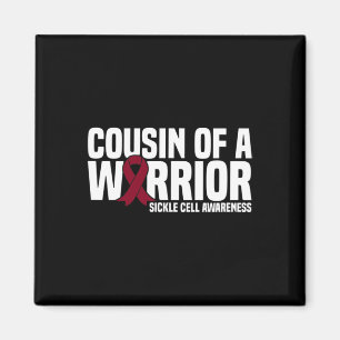 Cousin eines Warrior-Sichelzellenbewusstseins Magnet