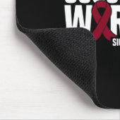 Cousin eines Warrior-Sichelzellenbewusstseins Mousepad (Ecke)