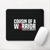 Cousin eines Warrior-Sichelzellenbewusstseins Mousepad (Mit Mouse)