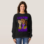 Cousin eines Warrior-Sjorgren-Syndrom Sweatshirt (Vorne ganz)