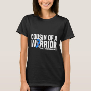 Cousin eines Warrior Typ 1 Diabetes T-Shirt