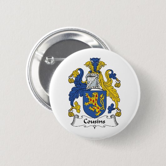 Cousin-Familienwappen Button (Vorne & Hinten)