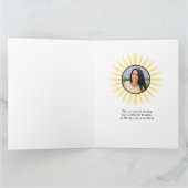 Cousin Foto Collage Big Birthday Card Dankeskarte (Innenseite)