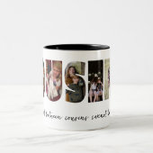 Cousin Foto Collage Tasse (Mittel)