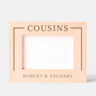 Cousin Geätzte Rahmen