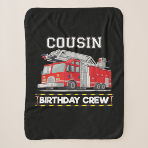 Cousin Geburtstagsfeuerwehrmann Crew Matching Fami Sherpadecke
