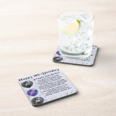 Cousin-Gedicht-18. Geburtstag Untersetzer (Rechte Seite)